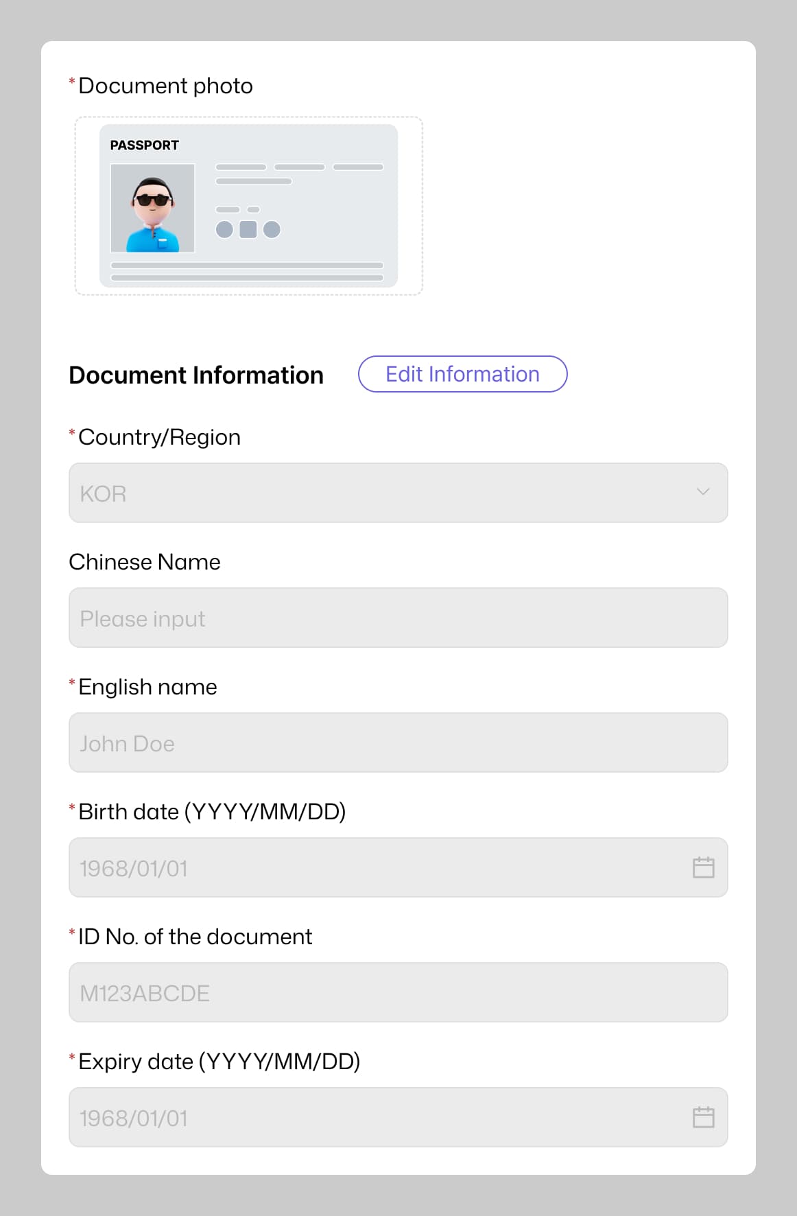 form summary