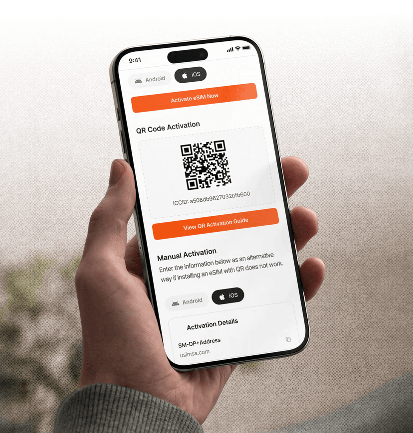 How easy it is to activate a Superalink Travel eSIM directly from your smartphone